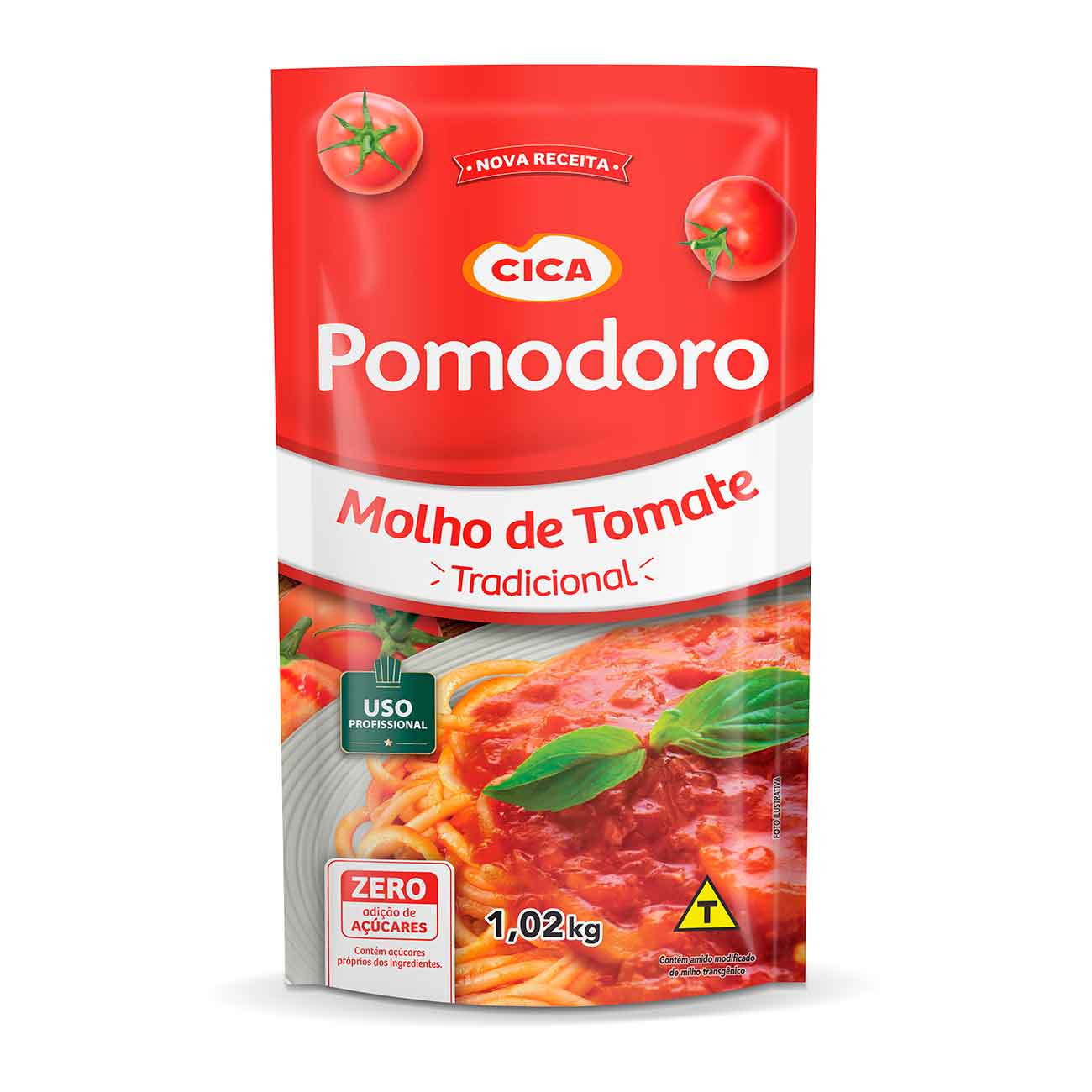 MOLHO TOMATE POMODORO SACHE 1,02KG TRADICIONAL