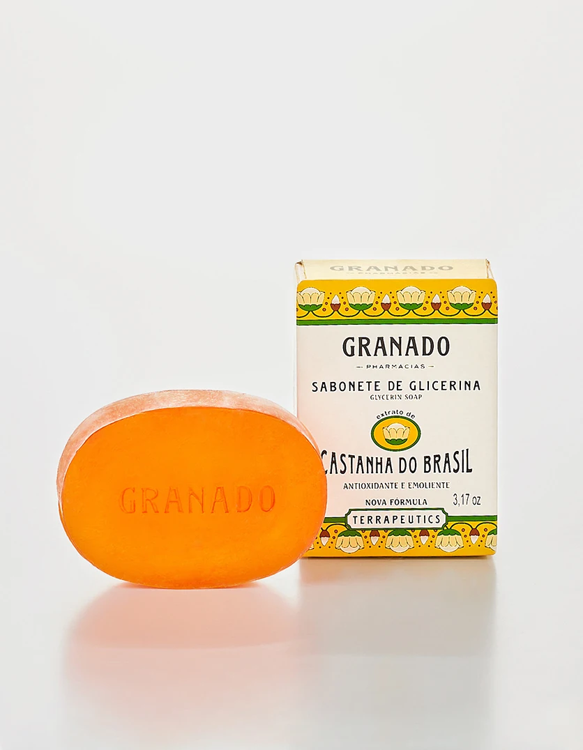 SABONETE GRANADO GLICERINADO TERRAPEUTICS 90G CASTANHA DO BRASIL