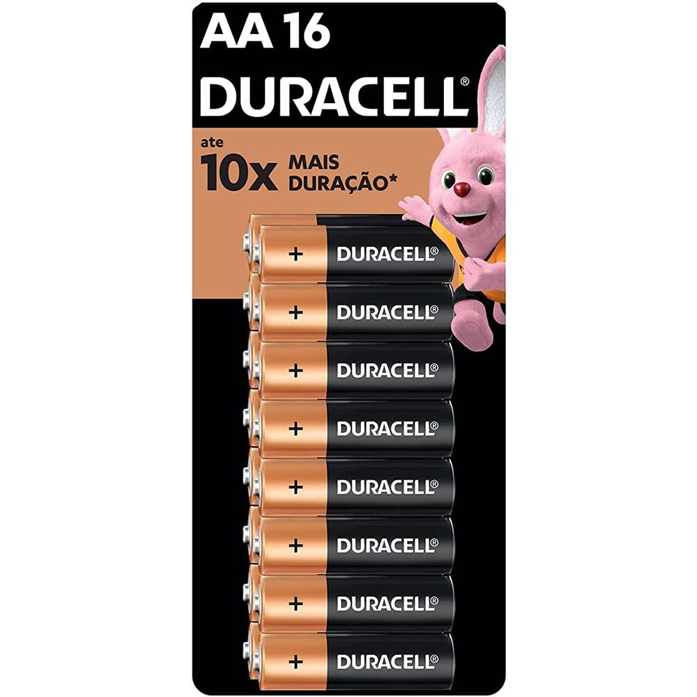 PILHA DURACELL ALCALINA AA CT-16
