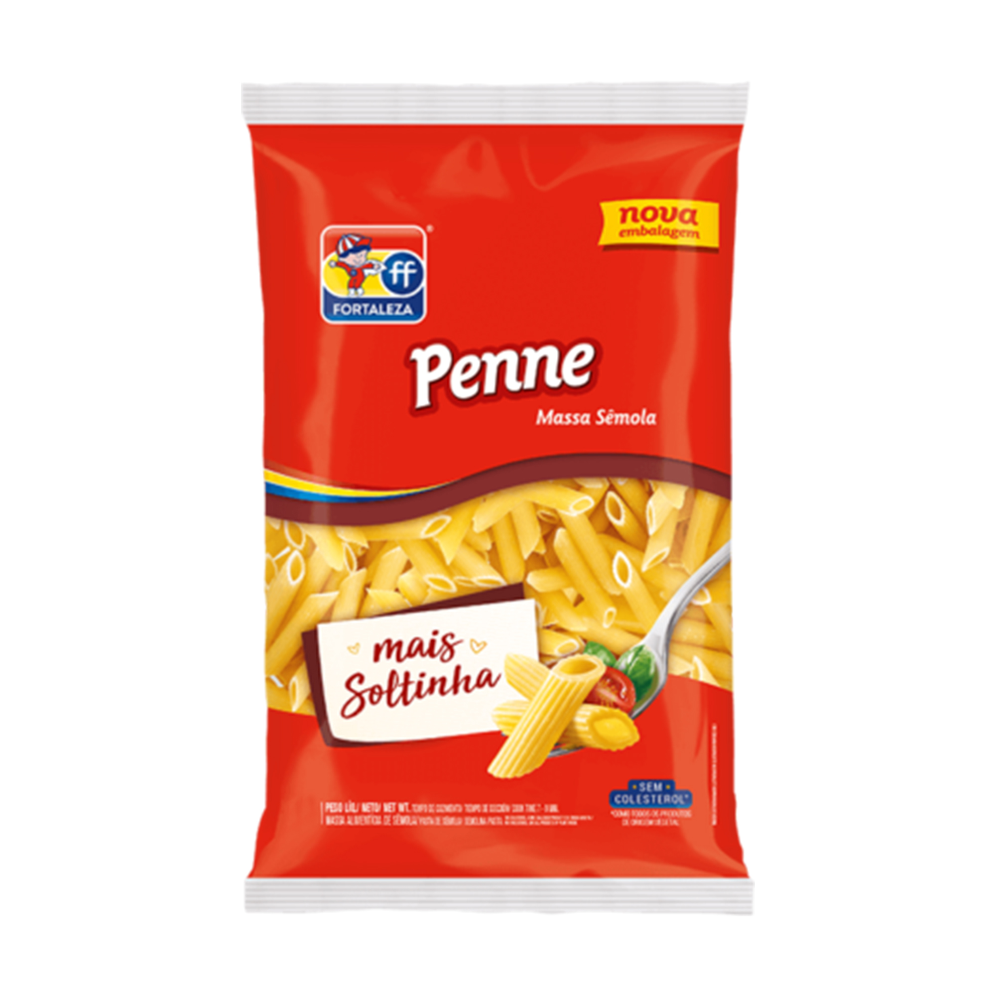 MACARRAO FORTALEZA SEMOLA 400G PENNE