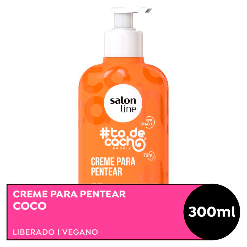CREME DE PENTEAR SALON LINE TODECACHO 300ML COCO