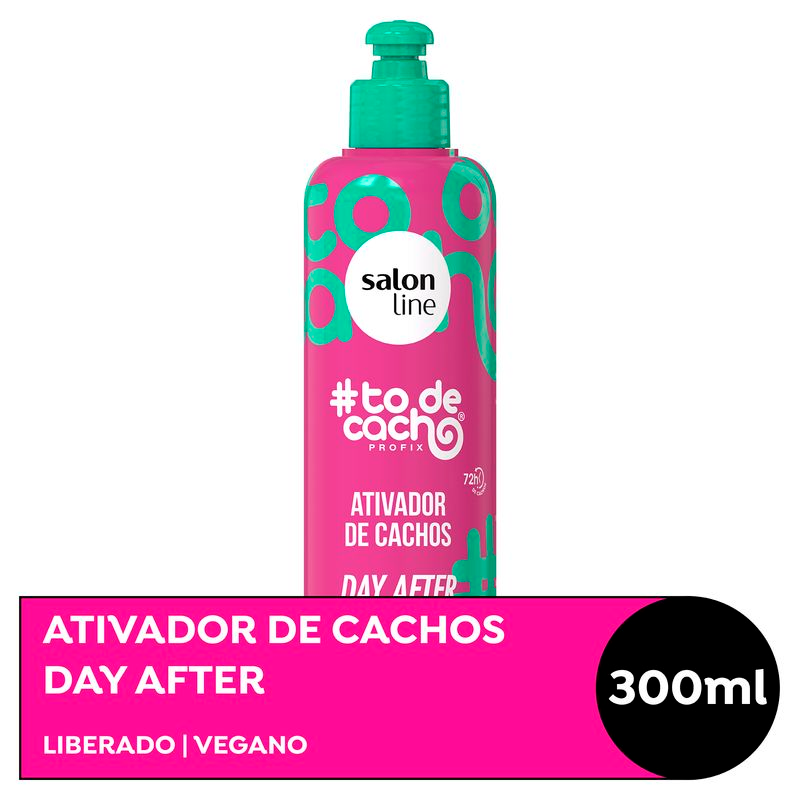 ATIVADOR SALON LINE TODECACHO 300ML DAY AFTER