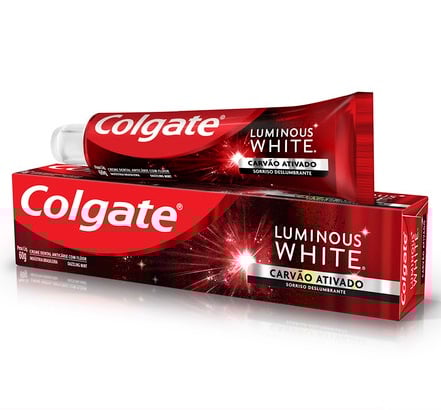 CREME DENTAL COLGATE LUMINOUS WHITE 60G CARVAO ATIVADO