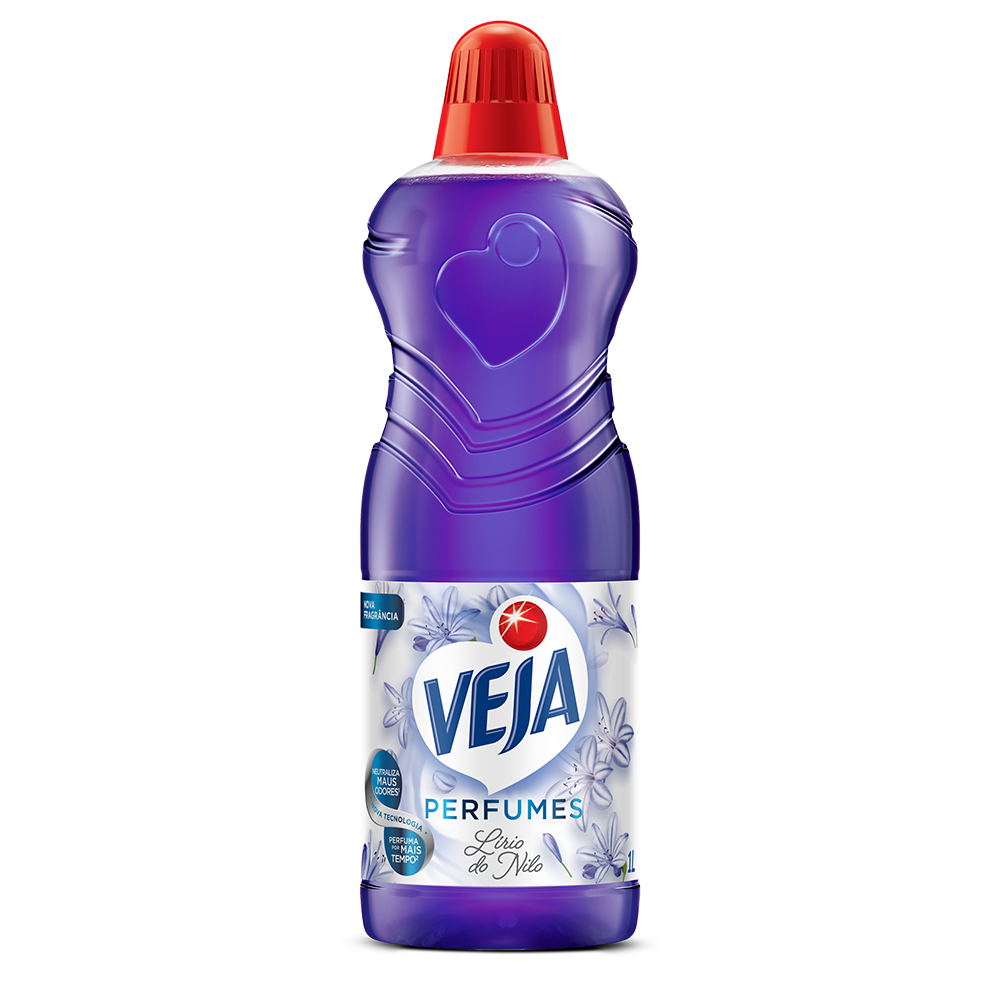 LIMPADOR VEJA PERFUMES 1000 ML LIRIO DO NILO