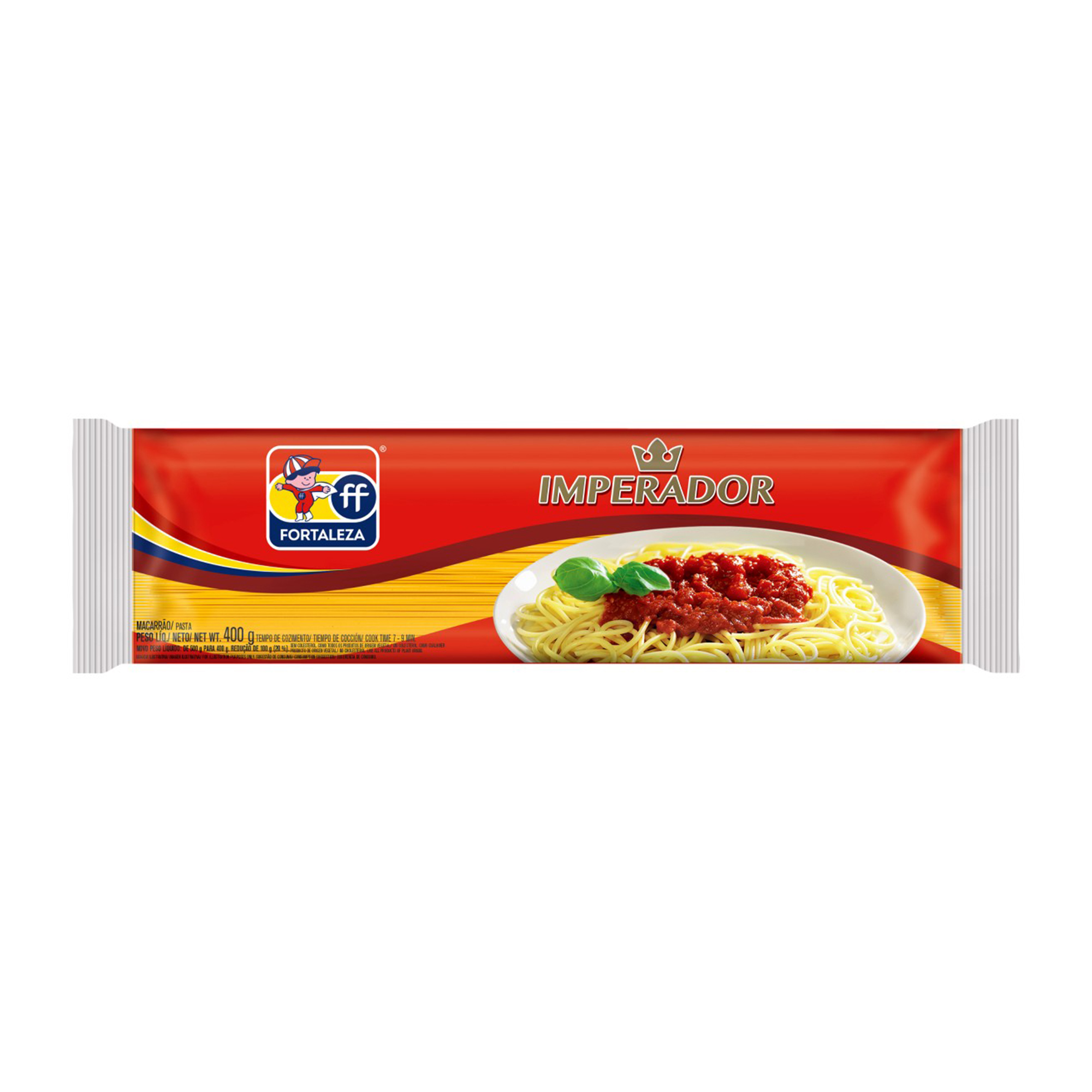 MACARRAO FORTALEZA ESPAGUETE IMPERADOR 400G