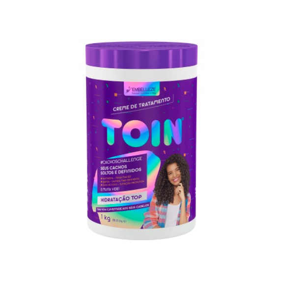 CREME CAPILAR TRATAMENTO TOIN 1KG HIDRATACAO TOP