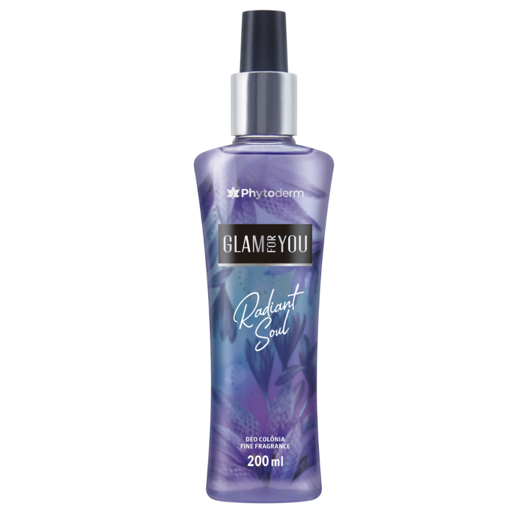 DESODORANTE COLONIA PHYTODERM SPLASH 200ML GLAMOUR RADIANTE SOUL