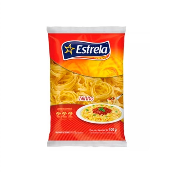 MACARRAO ESTRELA SEMOLA NINHO 400G