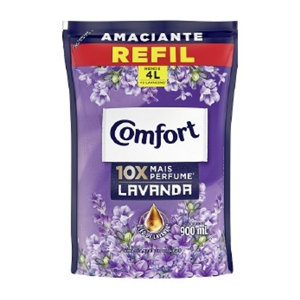 AMACIANTE COMFORT CONCENTRADO REFIL 900ML LAVANDA