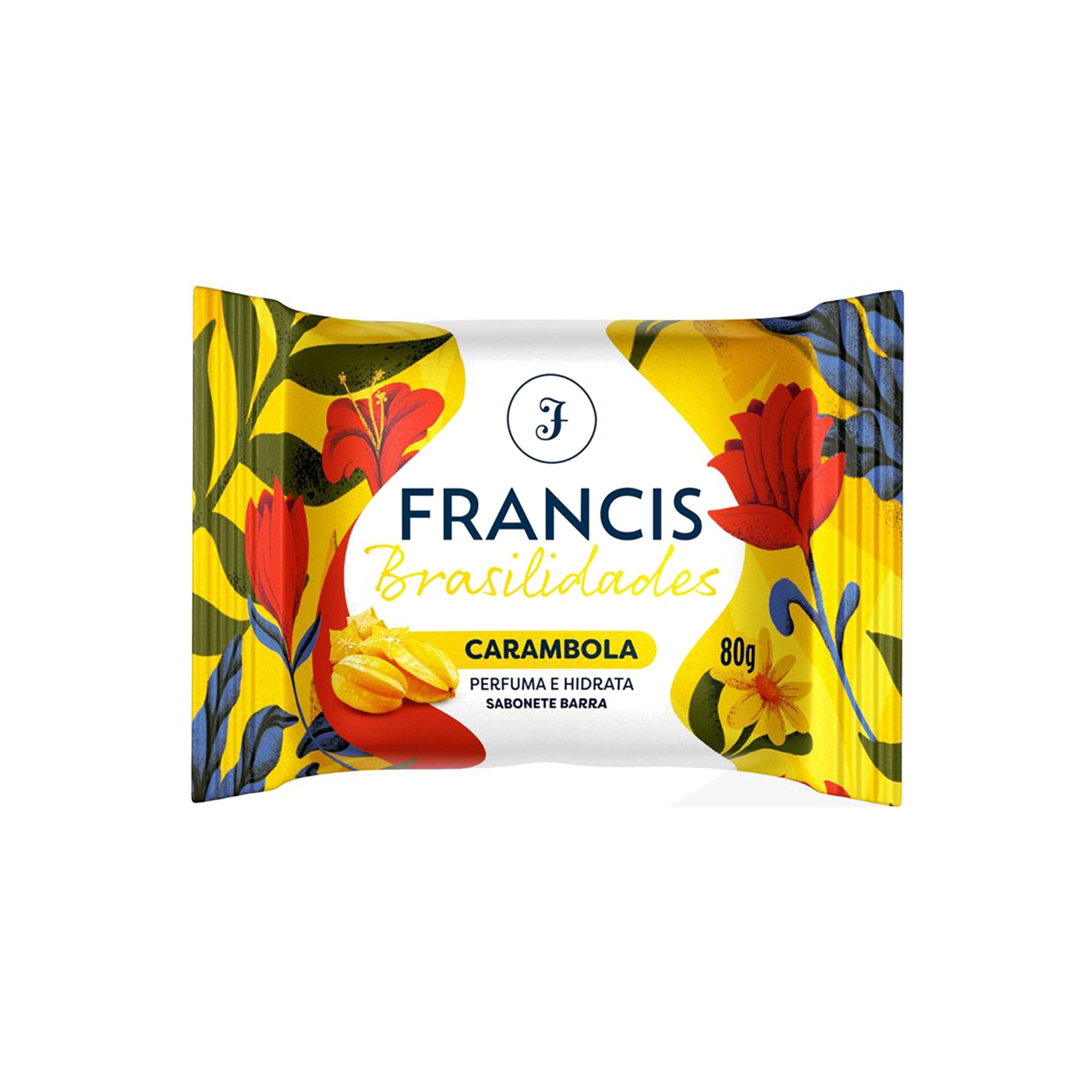 SABONETE FRANCIS BRASILIDADES 80G CARAMBOLA - BEGE