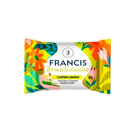 SABONETE FRANCIS BRASILIDADES 80G CAPIM LIMAO - LIMAO