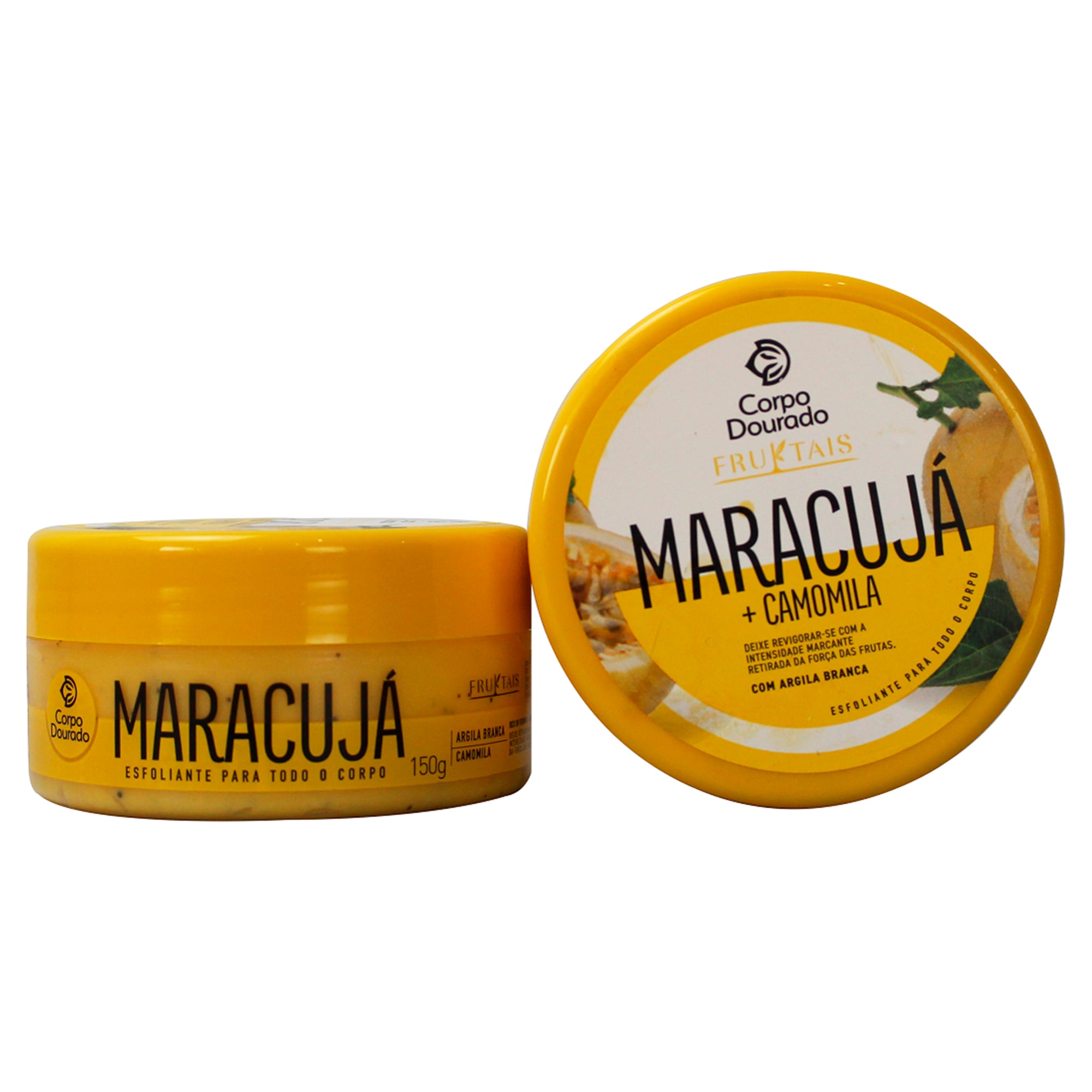 ESFOLIANTE CORPO DOURADO FRUKTAIS 150G MARACUJA
