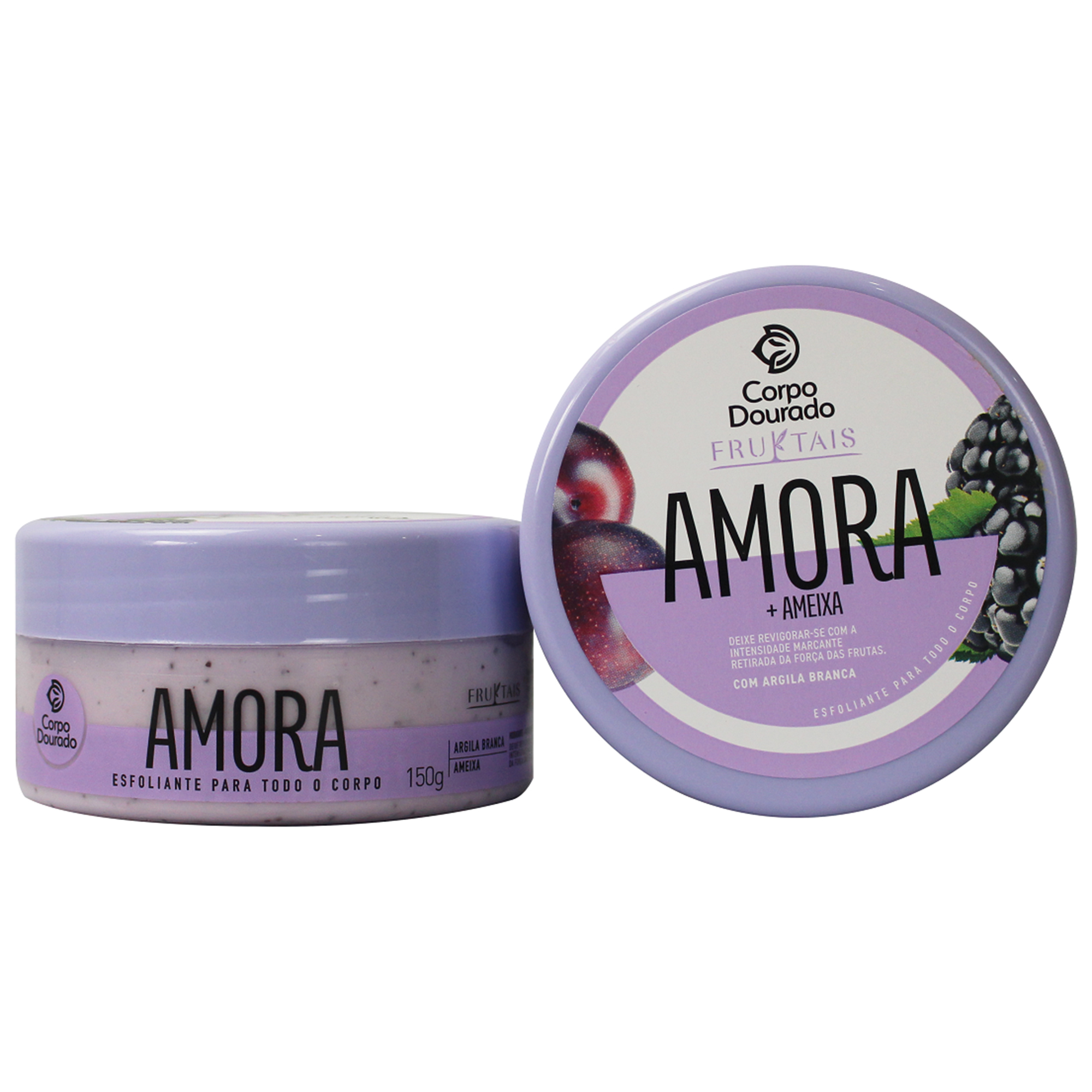 ESFOLIANTE CORPO DOURADO FRUKTAIS 150G AMORA