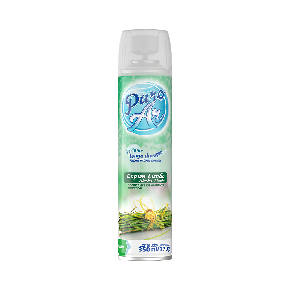 ODORIZANTE PURO AR 350ML CAPIM LIMAO
