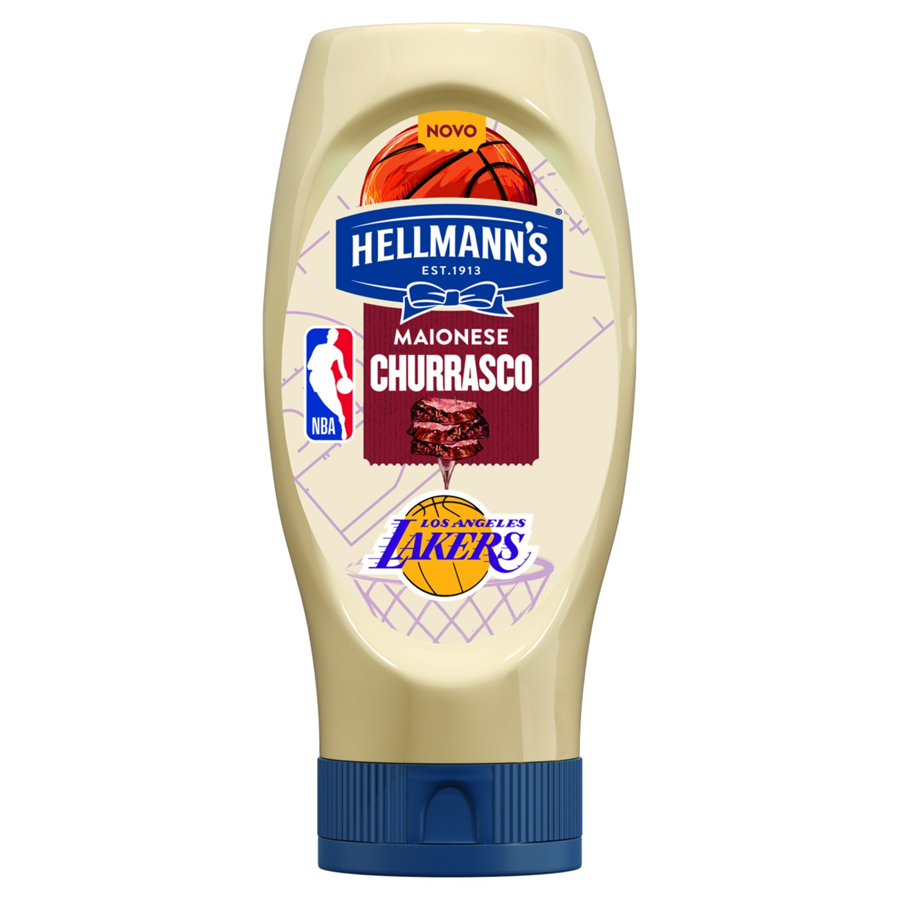 MAIONESE HELLMANNS 335G SQUEEZE. LAKERS CHURRASCO