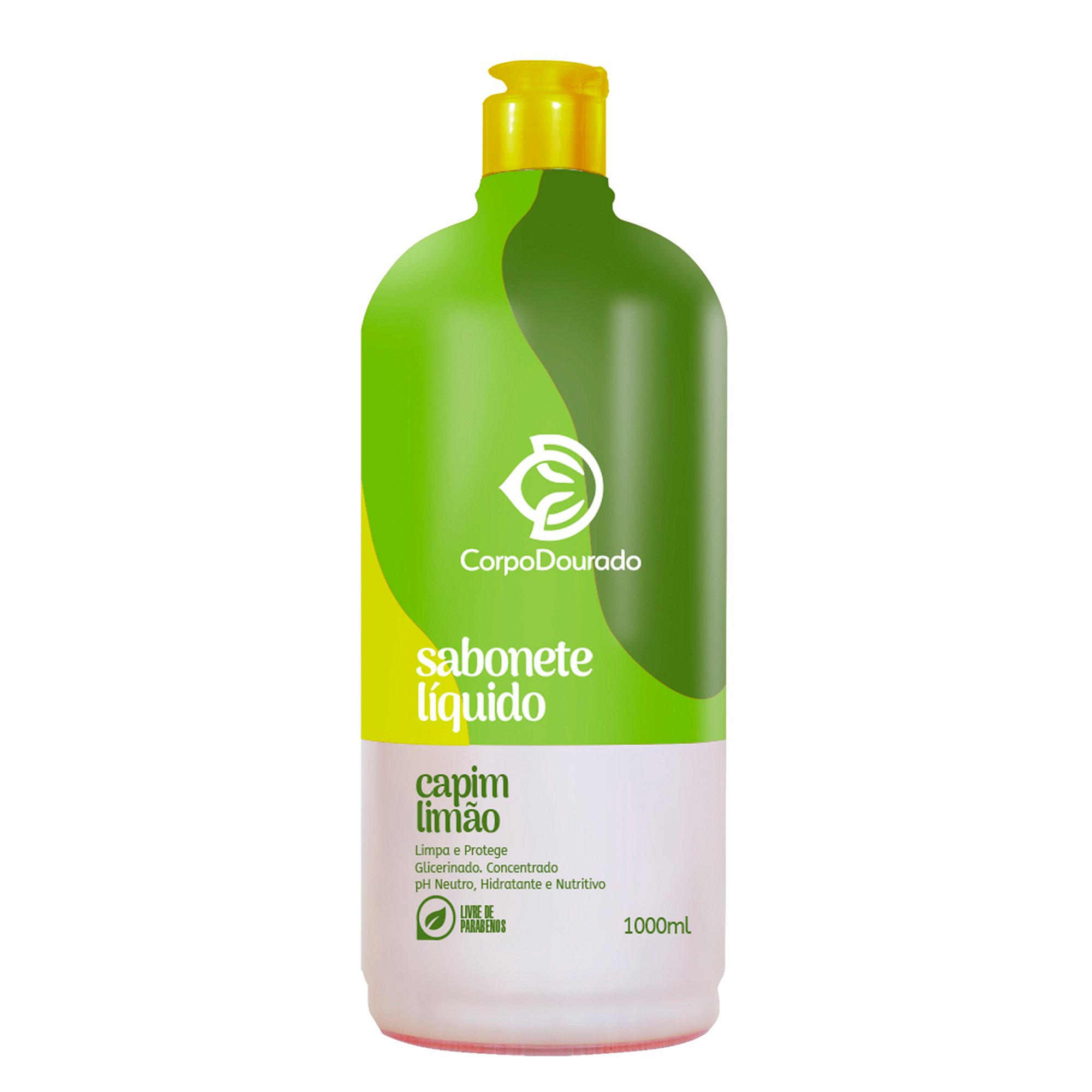 SABONETE LIQUIDO CORPO DOURADO 1L CAPIM LIMAO
