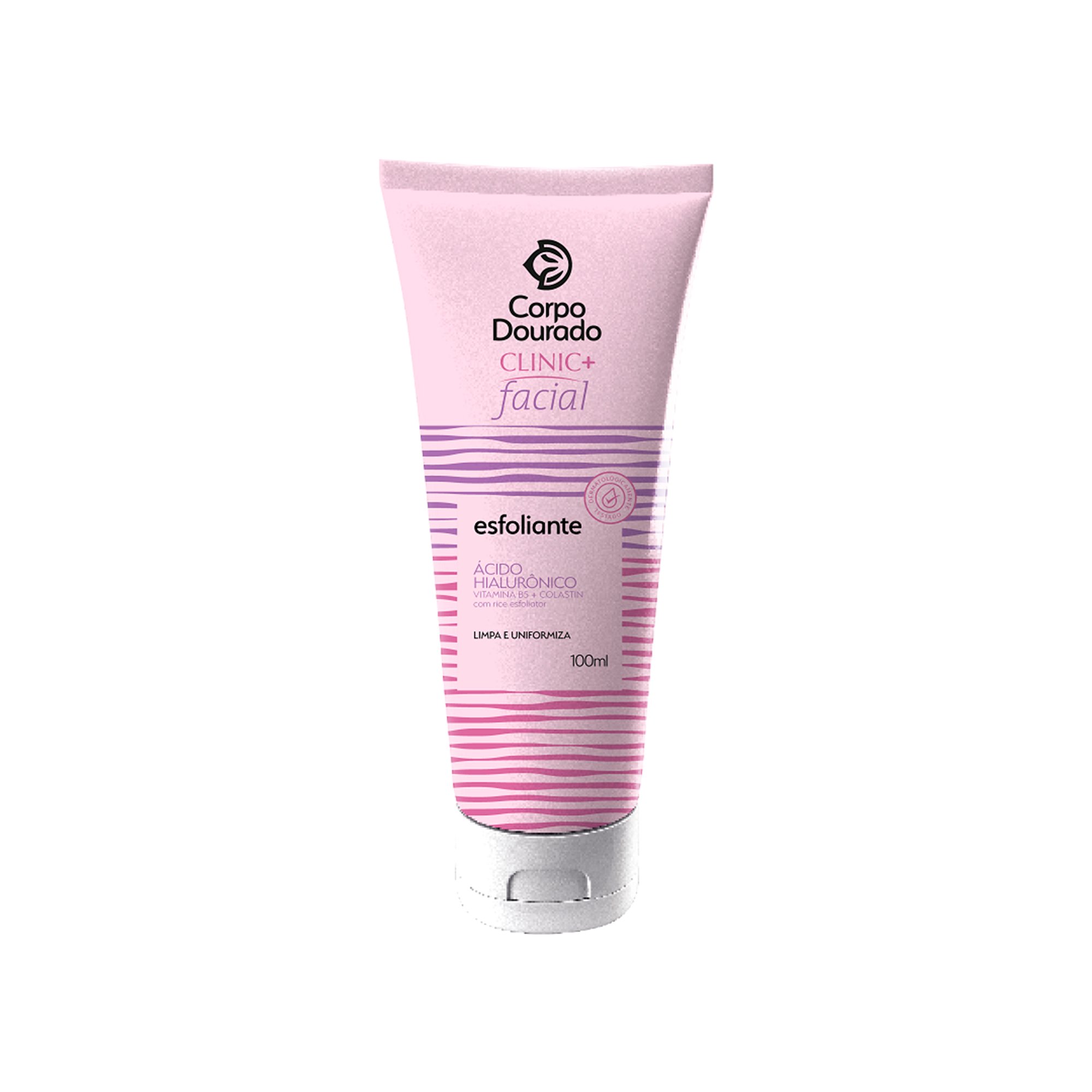 ESFOLIANATE FACIAL CORPO DOURADO CLINIC+ 100ML