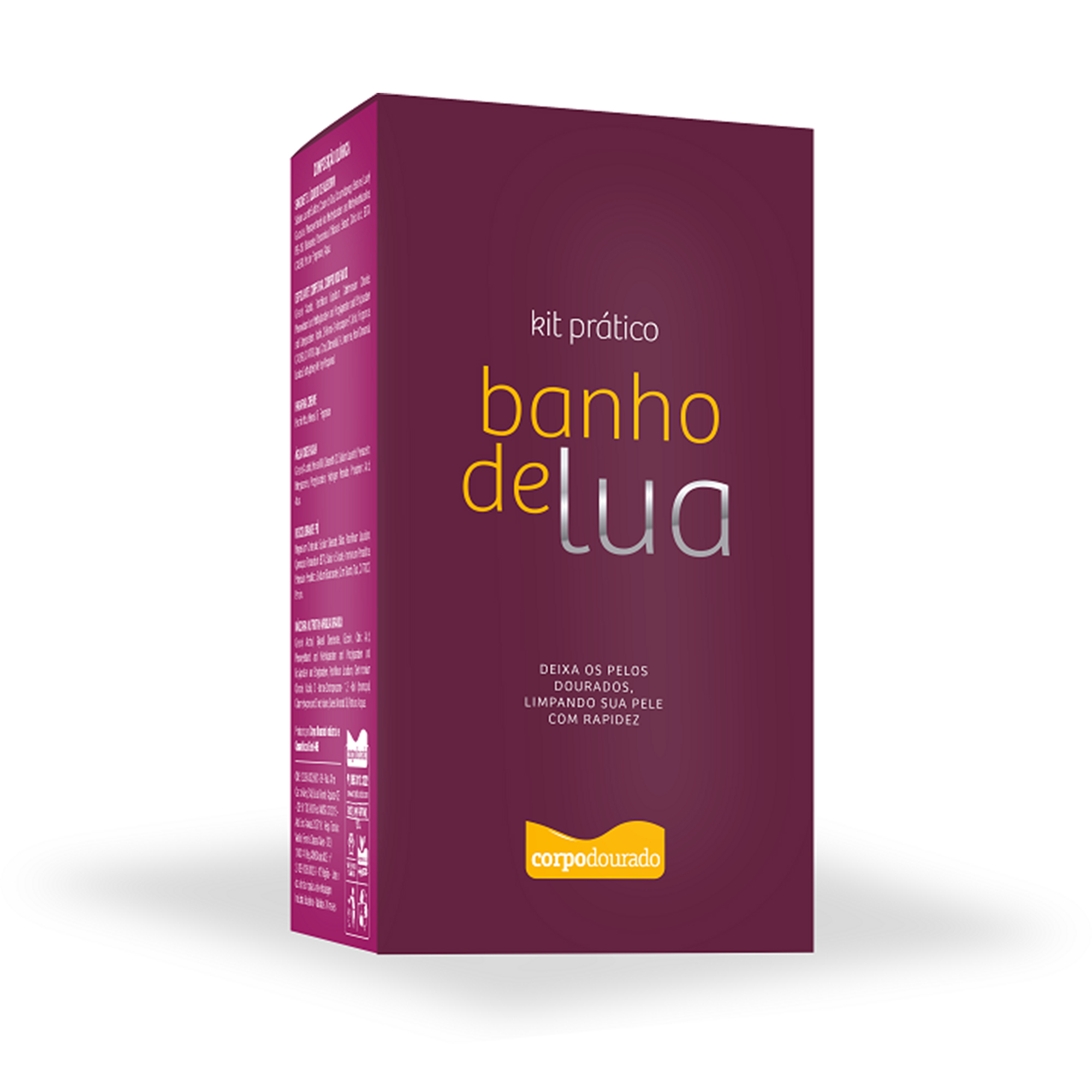 KIT BANHO DE LUA CORPO DOURADO PRATICO