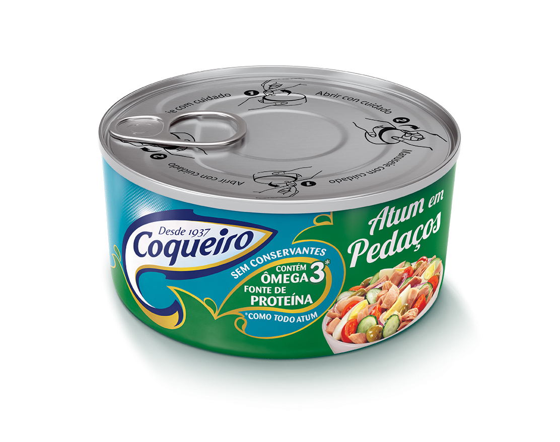 ATUM PEDACOS COQUEIRO 170G OLEO