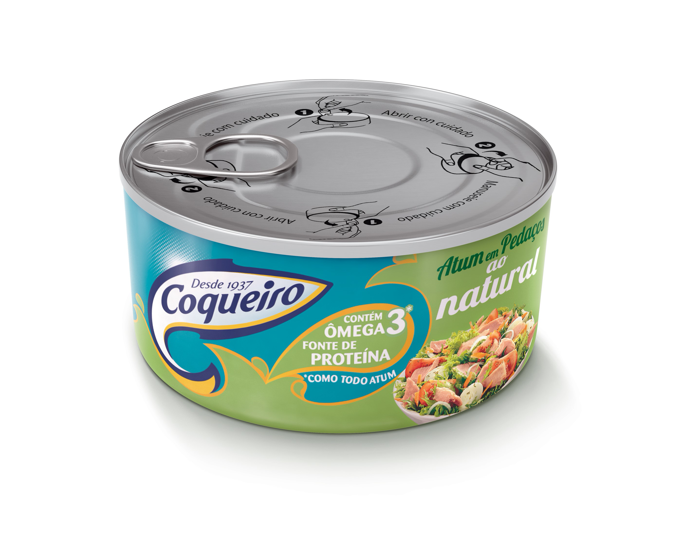 ATUM PEDACOS COQUEIRO 170G AO NATURAL
