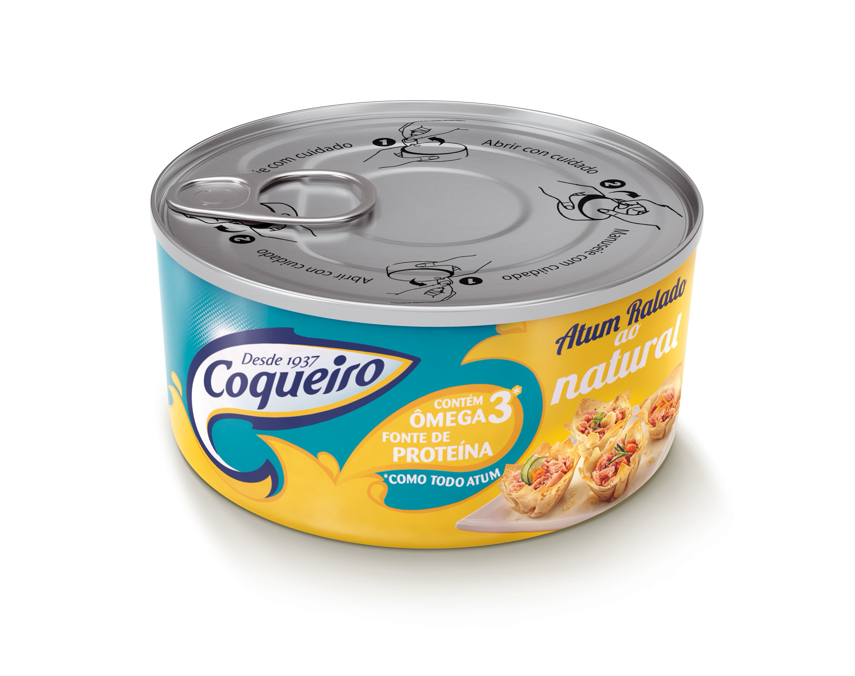 ATUM RALADO COQUEIRO 170G AO NATURAL