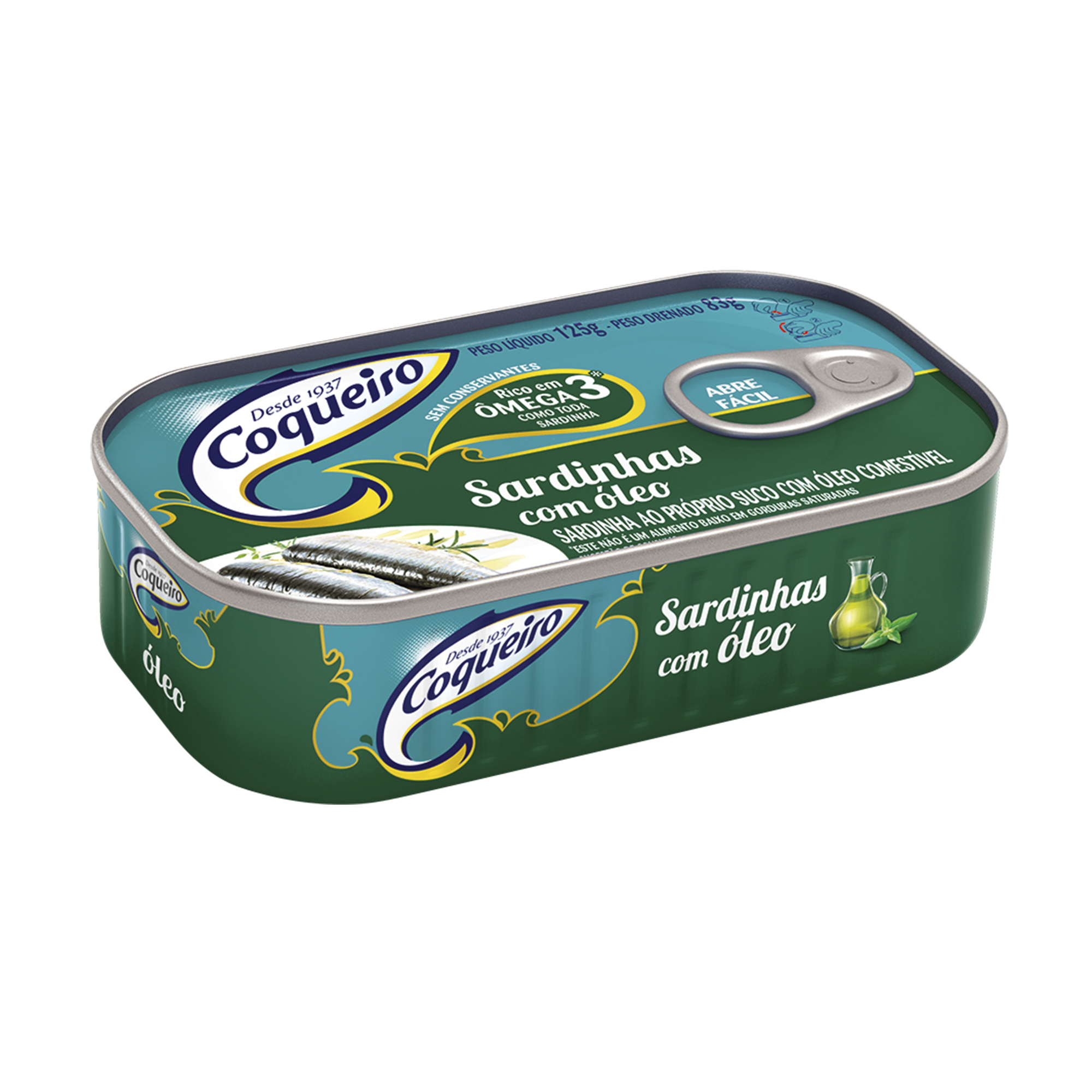 SARDINHA COQUEIRO 125G COM OLEO