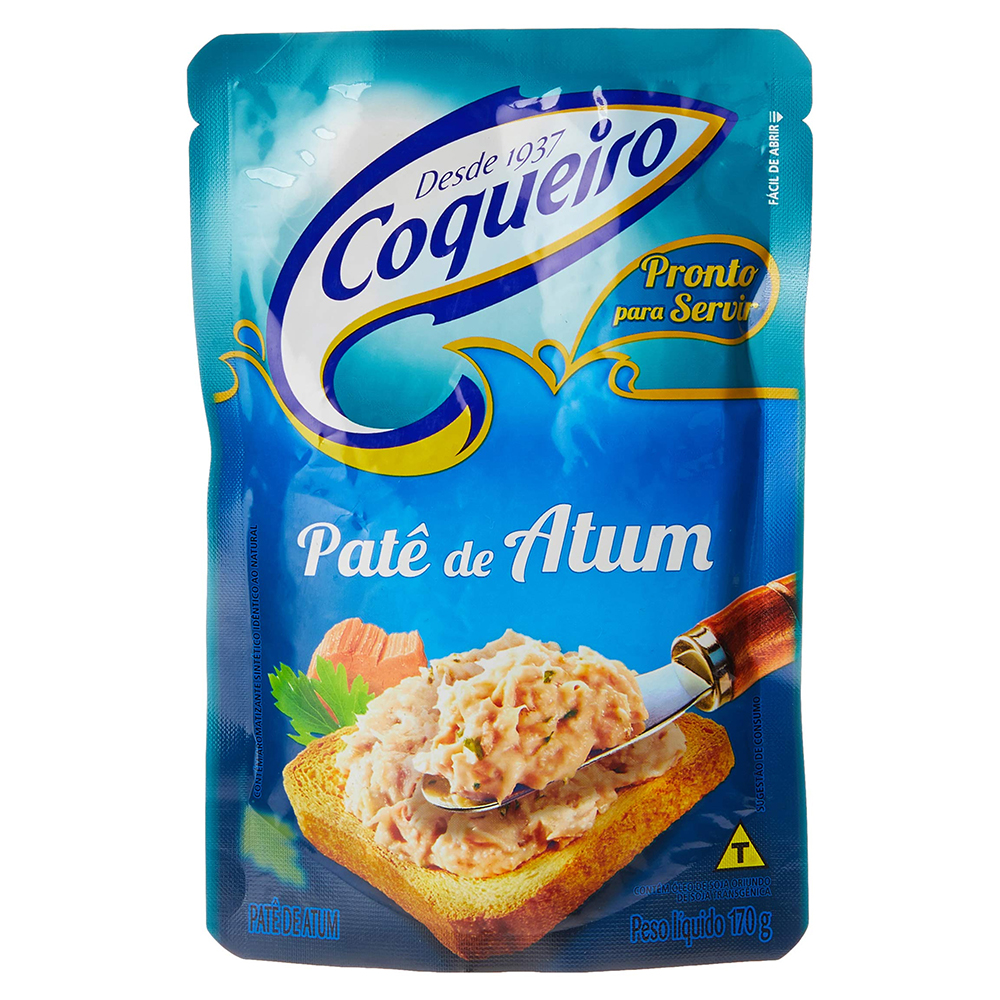 PATE DE ATUM COQUEIRO SACHE 170G TRADICIONAL