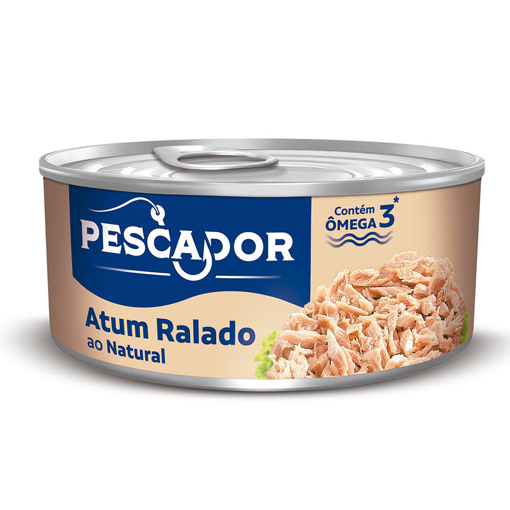ATUM RALADO PESCADOR 140G AO NATURAL