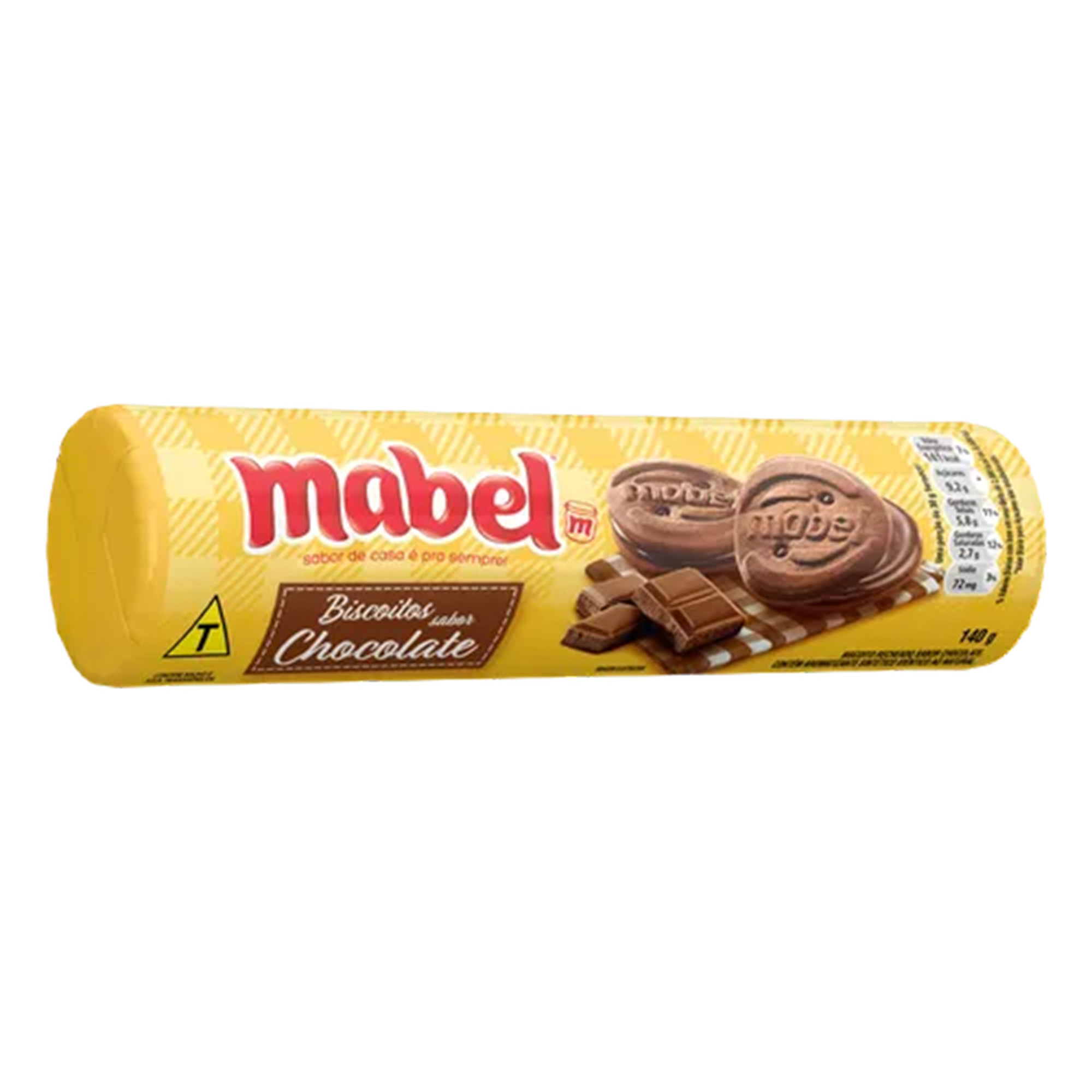 BISCOITO MABEL RECHEADO 140G CHOCOLATE