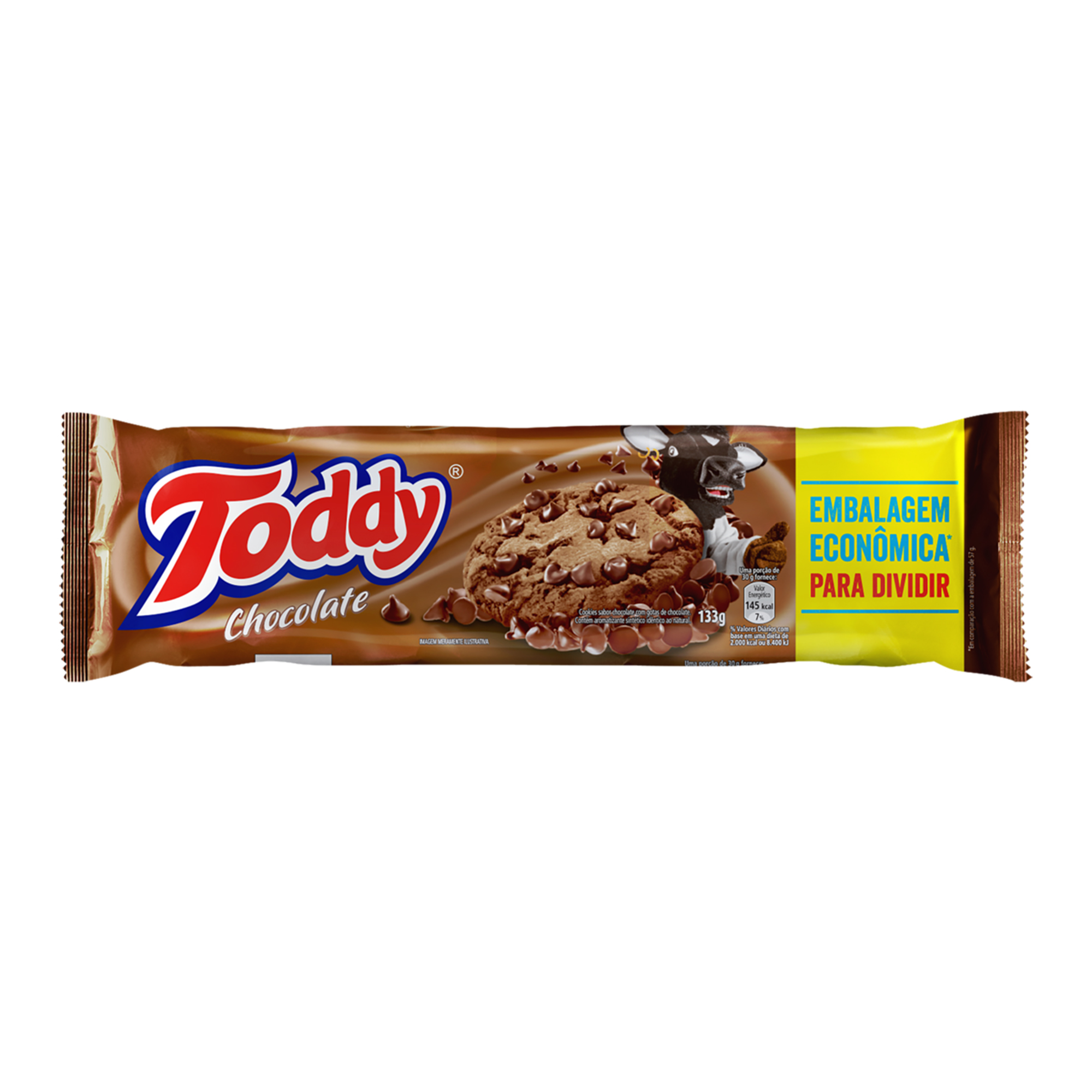 BISCOITO TODDY COOKIE 133G CHOCOLATE