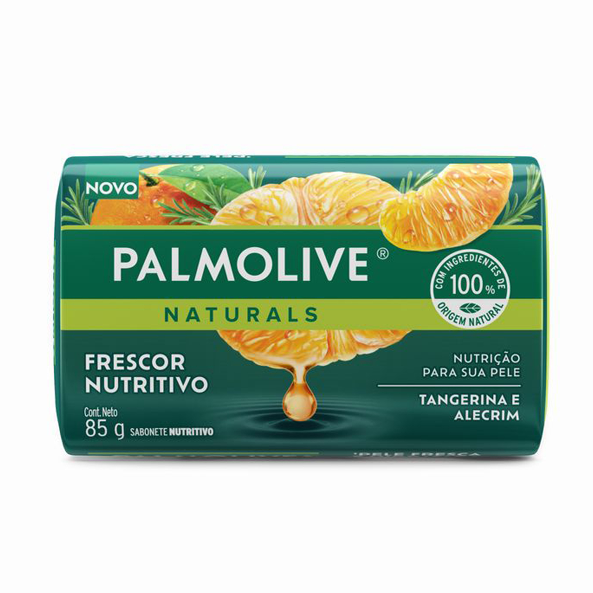 SABONETE PALMOLIVE NATURALS. 85G TANGERINA E ALECRIM