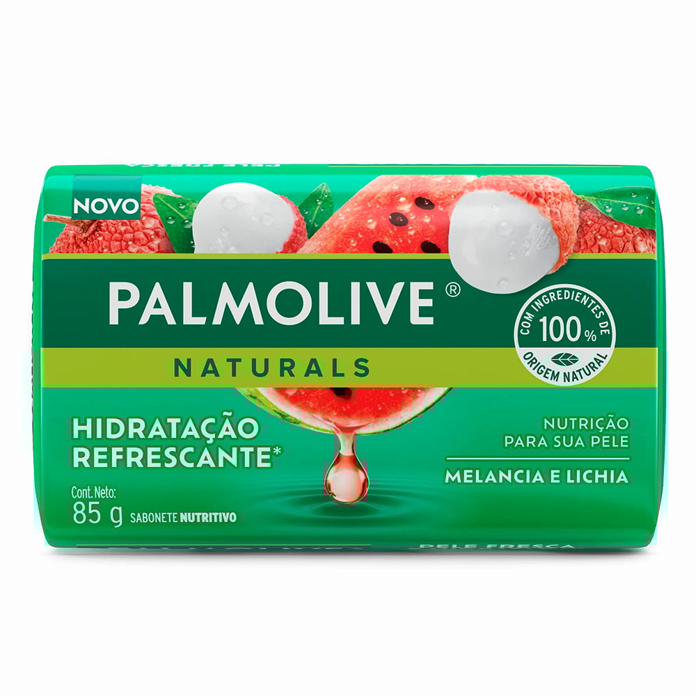 SABONETE PALMOLIVE NATURALS 85G MELANCIA E LICHIA