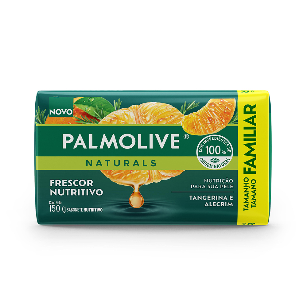 SABONETE PALMOLIVE NATURALS 150G TANGERINA E ALECRIM