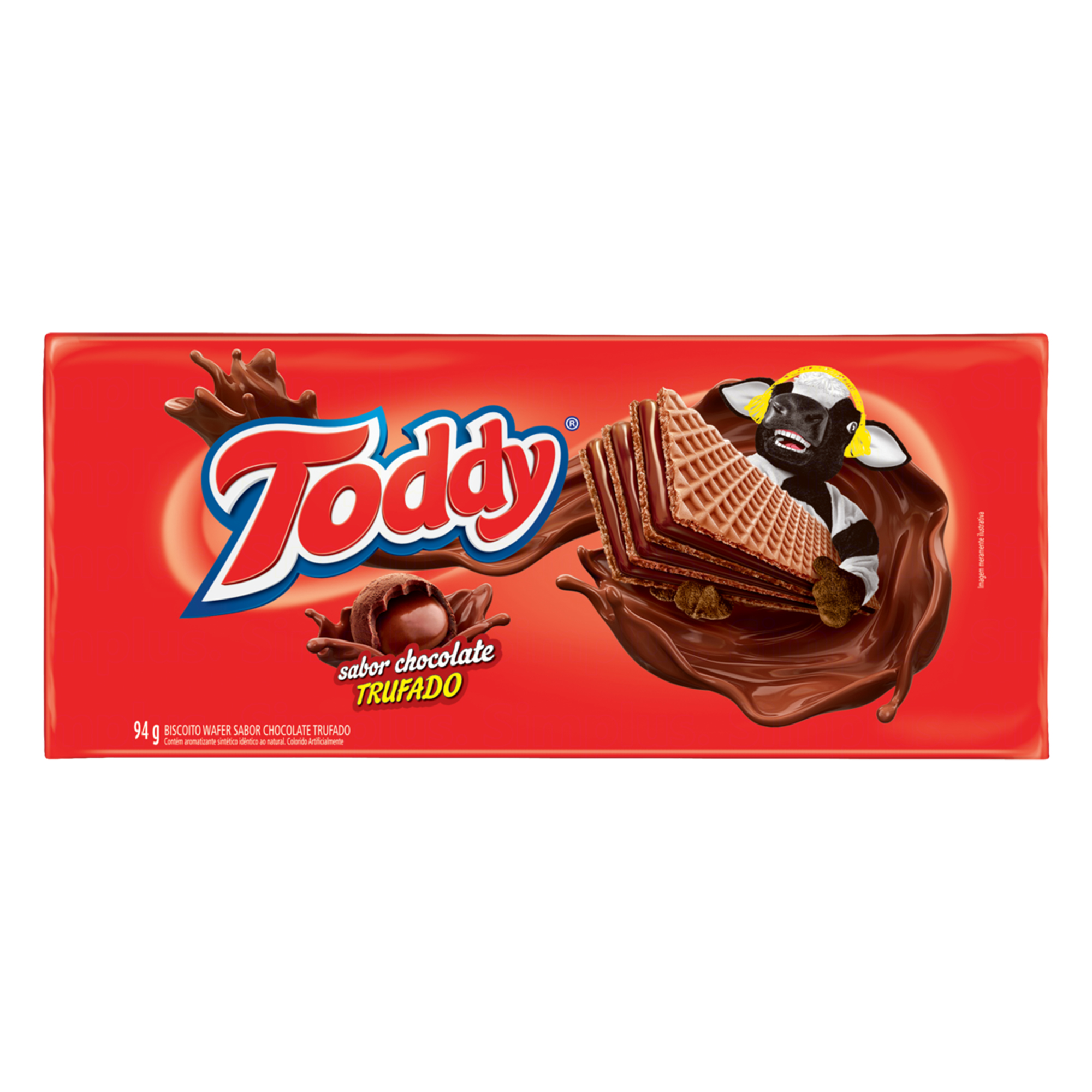 BISCOITO TODDY WAFER 94G CHOCOLATE TRUFADO