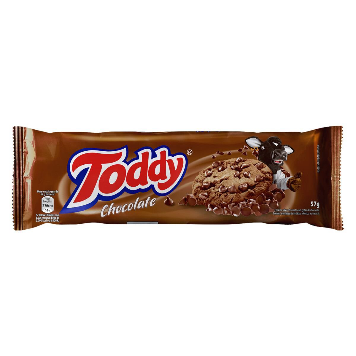 BISCOITO TODDY COOKIE 57G CHOCOLATE