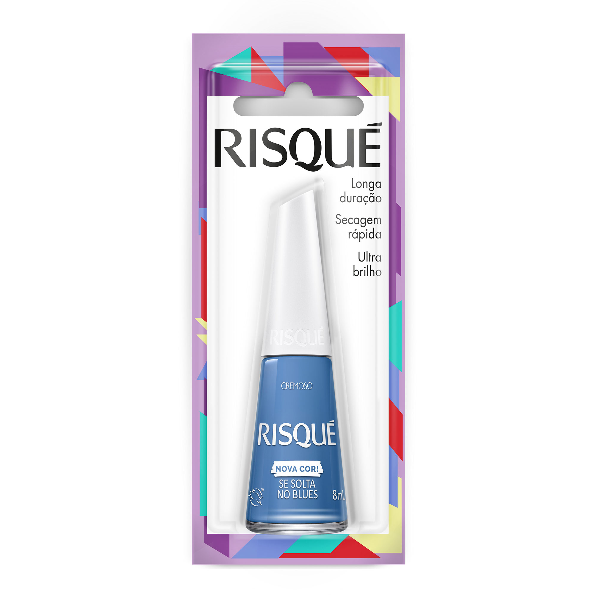 ESMALTE RISQUE CREMOSO 8ML SE SOLTA NO BLUES