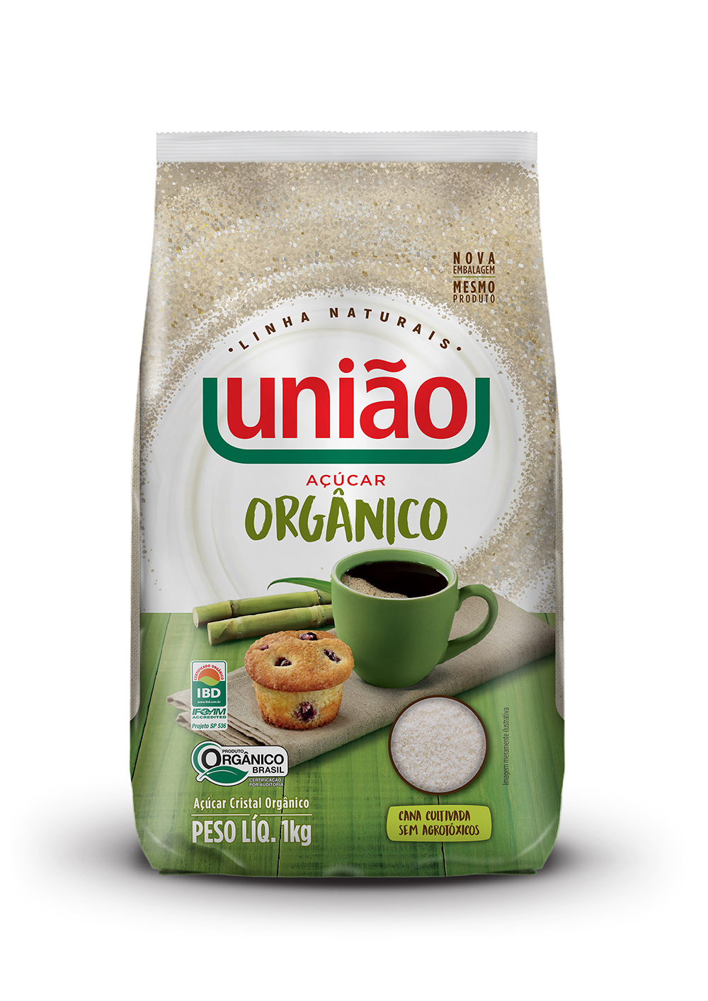 ACUCAR UNIAO CRISTAL ORGANICO 1KG