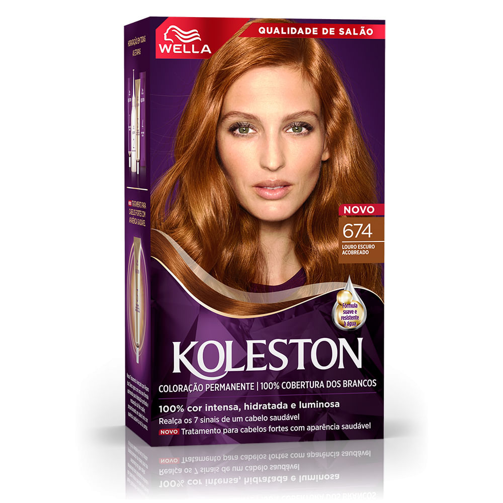COR KOLESTON 674 LOURO ESCURO ACOBREADO