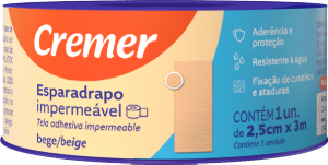 ESPARADRAPO BEGE CREMER 2,5CMX3M CX48
