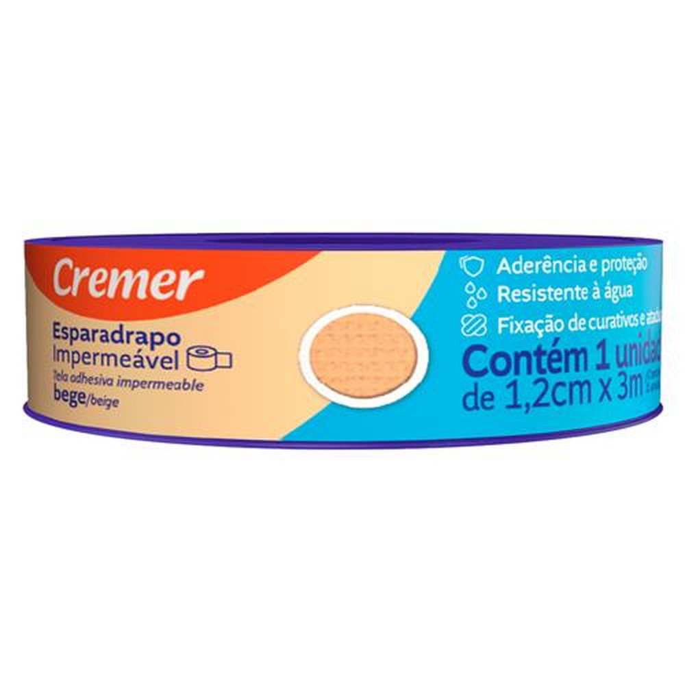 ESPARADRAPO BEGE CREMER 1,2CMX3M CX72