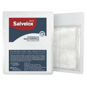 COMPRESSA SALVELOX ESTERIL 11 FIOS COM 10 UNIDADES