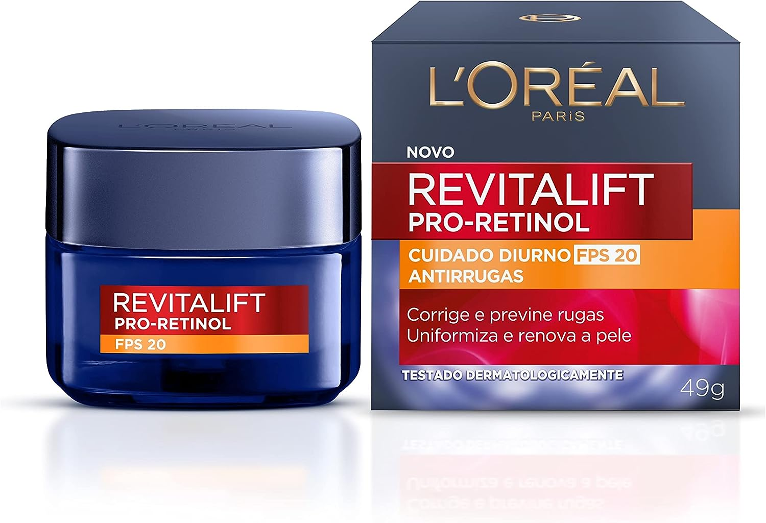 CREME LOREAL REVITALIFT FPS20 49G PRO RETINOL CUIDADO DIURNO