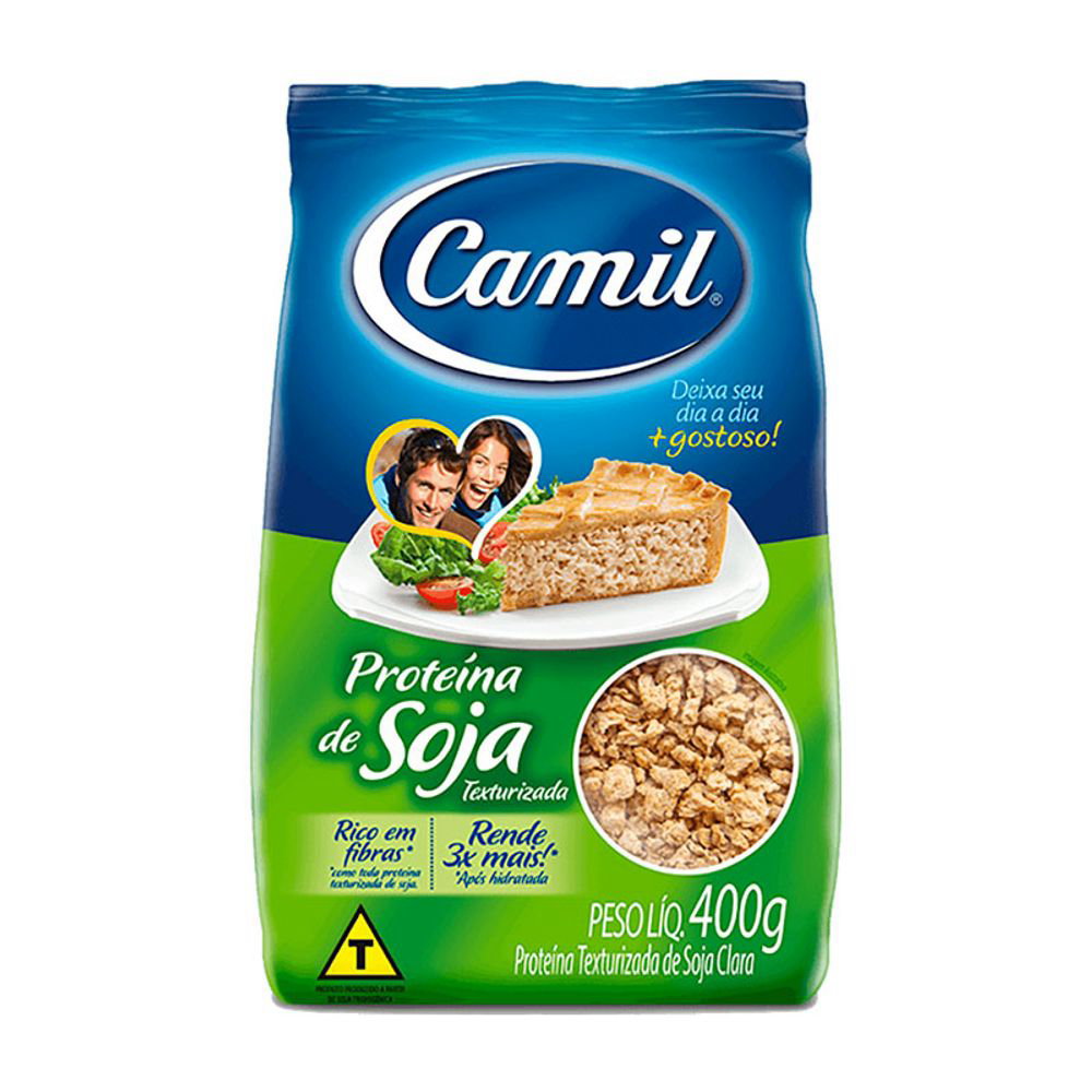 PROTEINA TEXTURIZADA SOJA CAMIL 400G CLARA