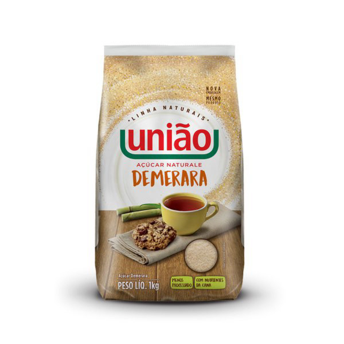 ACUCAR UNIAO NATURALE DEMERARA 1KG