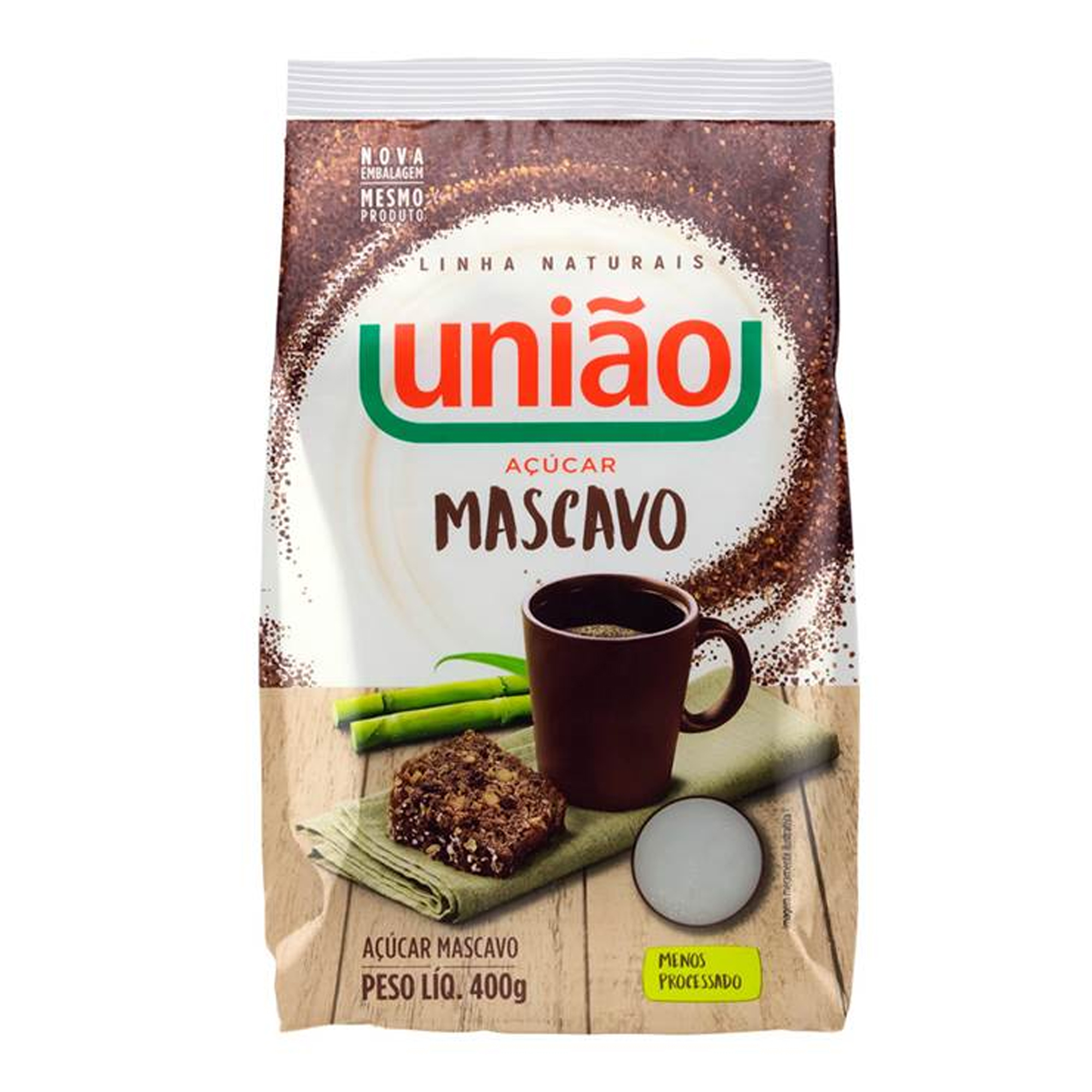 ACUCAR UNIAO MASCAVO 400G