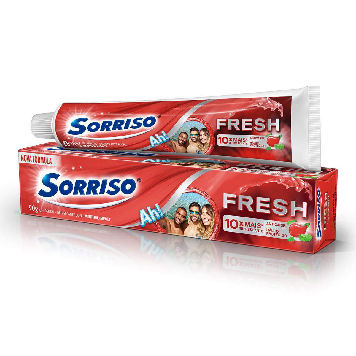 CREME DENTAL SORRISO FRESH 90G MENTHOL IMPACT
