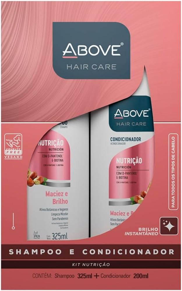 SHAMPOO 325ML + CONDICIONADOR 200ML ABOVE NUTRICAO