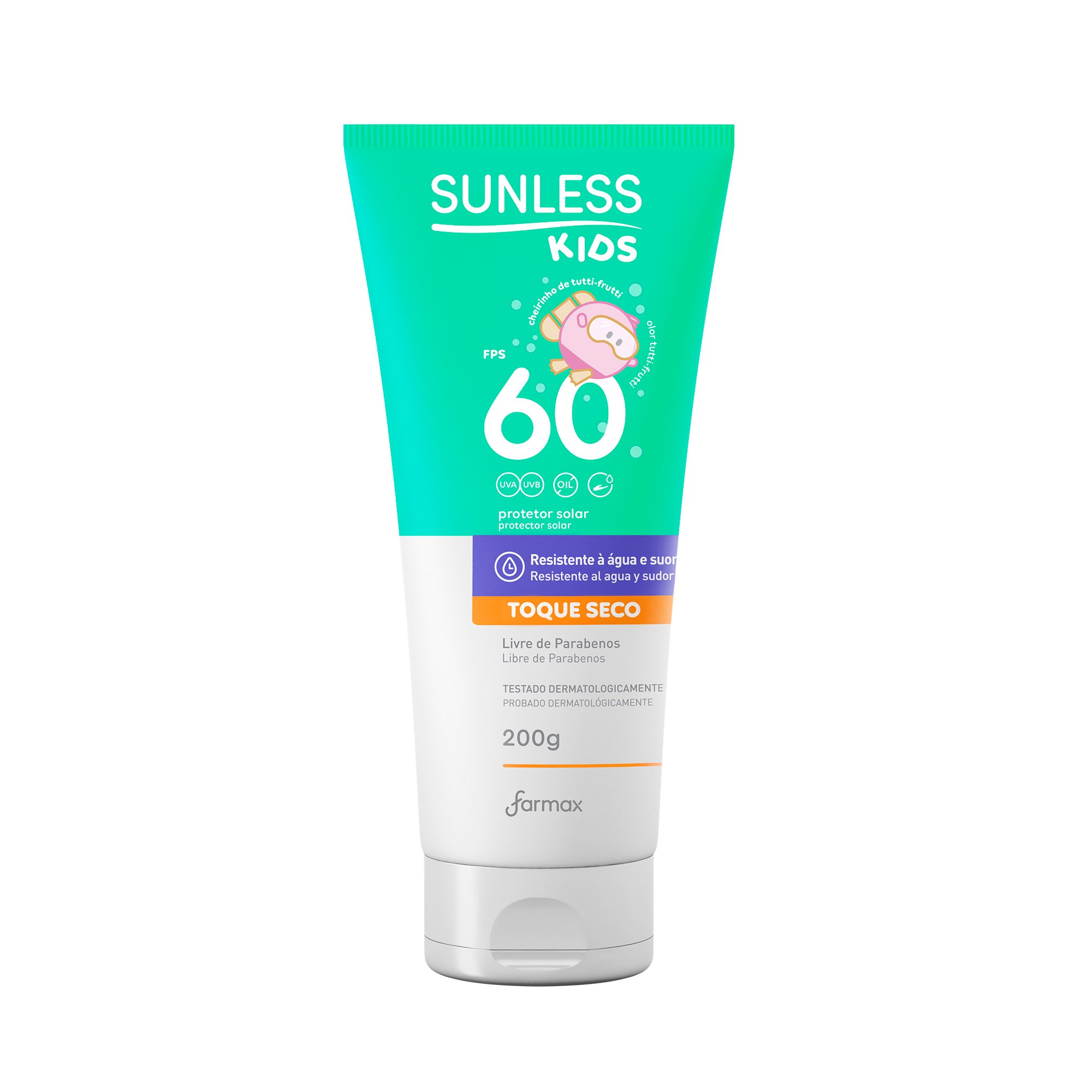 PROTETOR SOLAR SUNLESS FPS60 200G KIDS