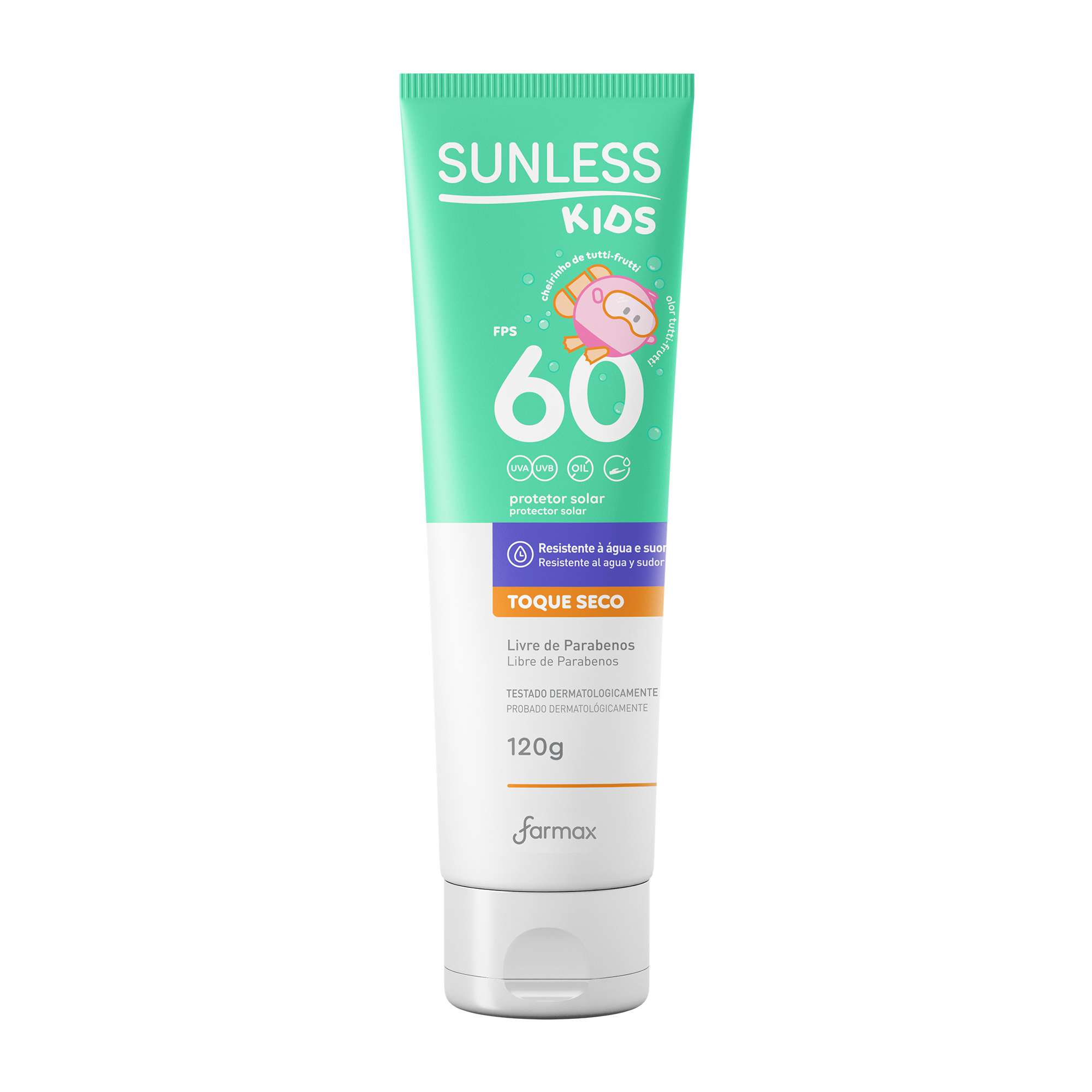 PROTETOR SOLAR SUNLESS KIDS FPS60 120G