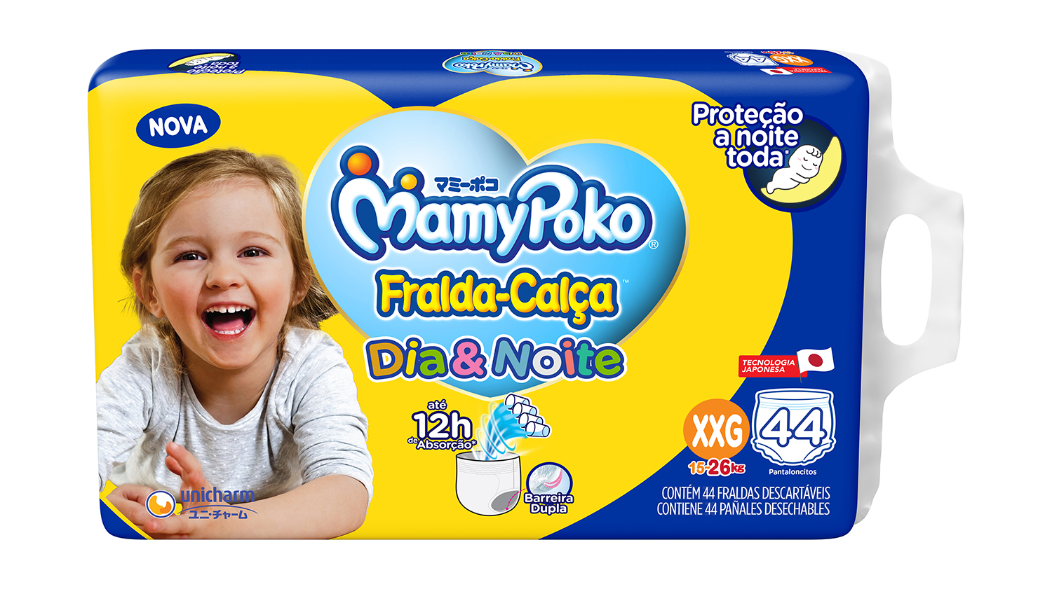 FRALDA MAMYPOKO CALCA GIGA DIA&NOITE XXG C/44UN